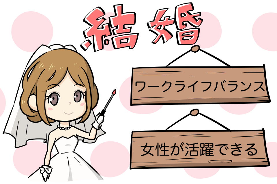 ワークライフバランスを考えている女性