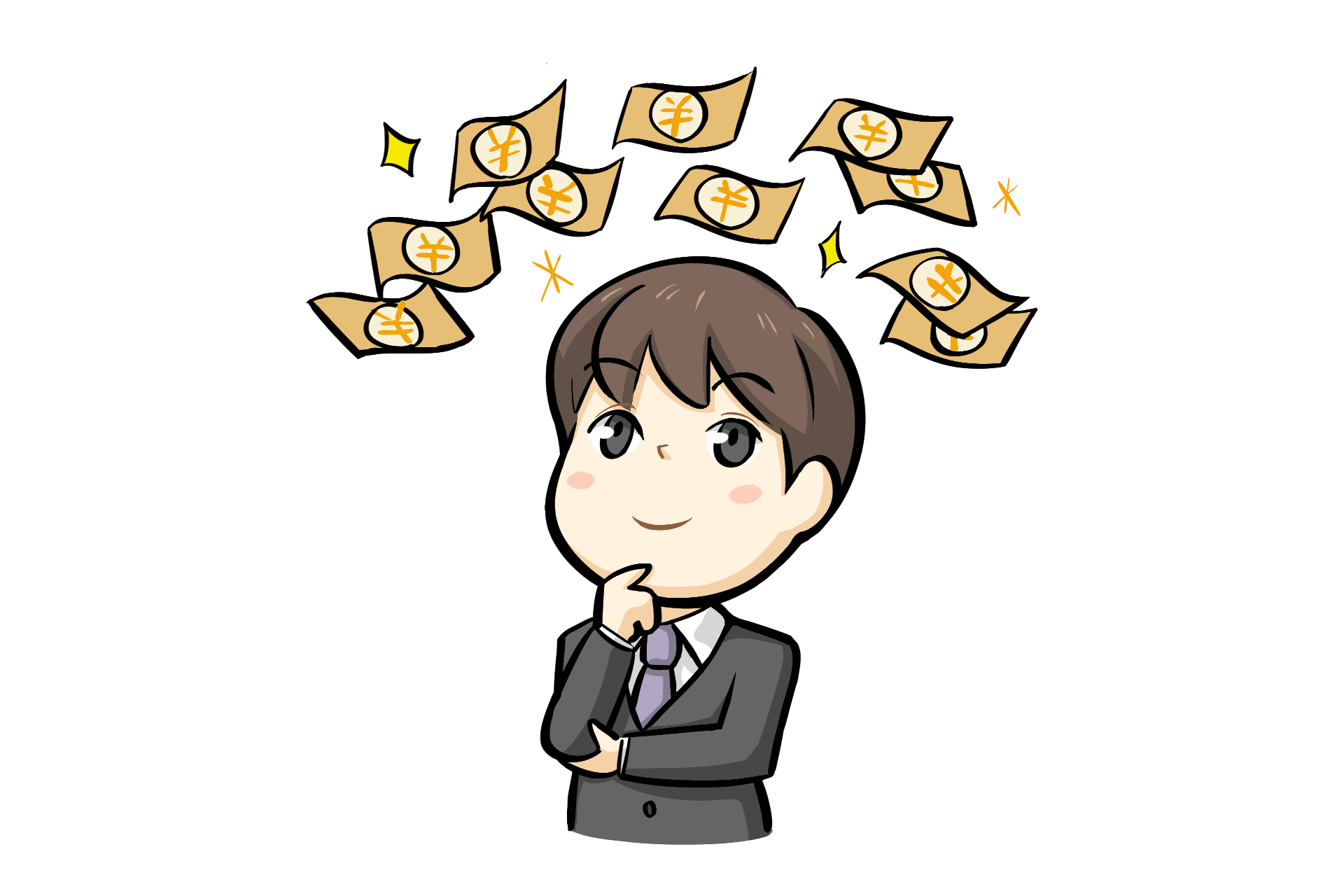 残業100時間をして本来もらえる残業代を想像している男性