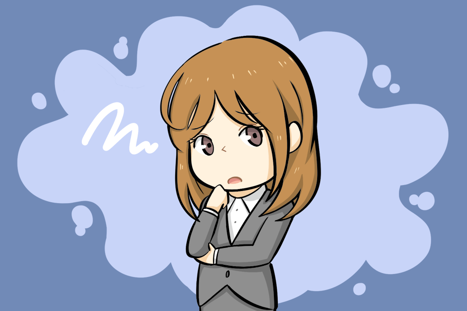 転職に悩む20代女性