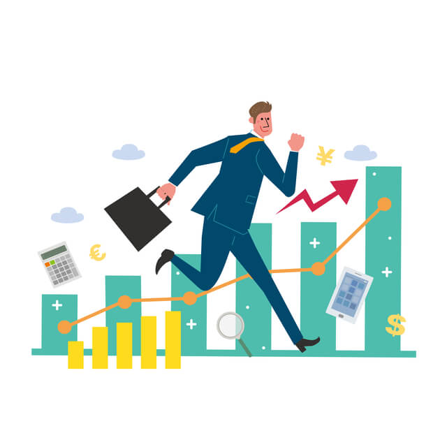 仕事のやりがいを示している画像